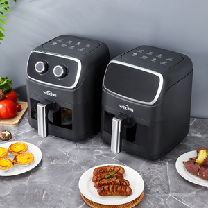 Hot Bán thiết bị nhà bếp 5L Nồi chiên không khí điện với thiết kế trực quan Nồi chiên sâu cho các thiết bị điện trực tuyến - Product Image 5