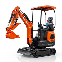 Pengiriman Gratis Mini Excavator 2.5 Ton Mesin EPA Kubota Mini Excavadora Crawler Digger 2 Ton 2 Ton Mini Excavator Kecil untuk Dijual