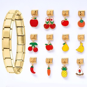 จี้ห้อยสแตนเลสสตีลชุบทอง 18k สไตล์อิตาลี ขายส่ง สำหรับสร้อยข้อมือ - Product Image 3