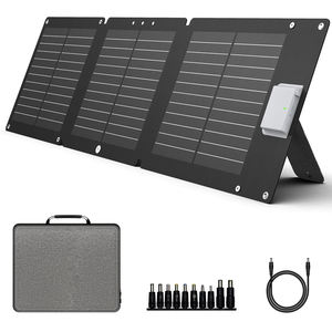 Panel <span class=keywords><strong>Solar</strong></span> Plegable Monocristalino de 60W con 23% de Eficiencia, Panel <span class=keywords><strong>Solar</strong></span> Portátil Ligero - Product Image 1