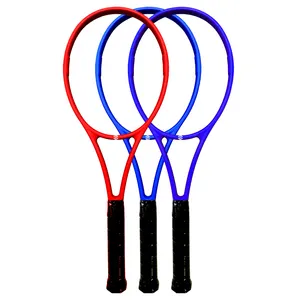 Vendita calda corda di Nylon tripla impugnatura ammortizzante racchetta da Tennis in fibra di carbonio in vendita