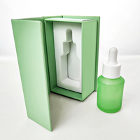 Flacon Compte-Gouttes Cosmétique 20ml 30ml 40ml 50ml 60ml 100ml Épaule Plate pour Huile Essentielle, Huile Capillaire, Sérum en Verre