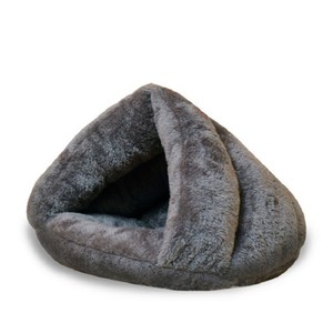 Cama para Mascotas de Tamaño Pequeño, Estilo Moderno, Sólida, Cálida para Invierno, Cómoda y Suave, Tipo Yurta, Cerrada, con Colchoneta, Disponible en Stock, Bolsa de Dormir para Gatos - Product Image 5