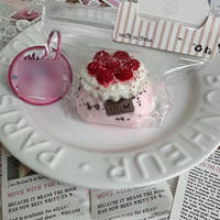 Nouvelle série de jouets anti-stress en silicone souple et collant, effet réaliste, saveur gâteau au sel marin, viral