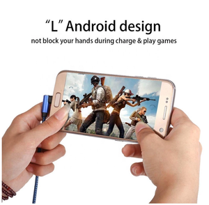 Ngắn 0.35M Dữ Liệu Sync Charge Micro Cáp USB 90 Độ Nhanh Chóng Sạc Android Sạc - Product Image 5