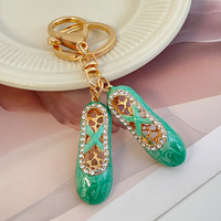 Porte-clés en métal classique pour femme, motif dessin animé 3D en alliage, pendentif sac à main, accessoires religieux tendance, main de Fatima, porte-monnaie