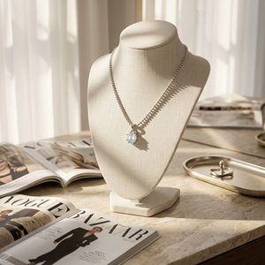 จี้เพชรทรง Asscher ชุบทองคำขาว 925 เงินแท้ ประดับเพชรเลี้ยงในห้องปฏิบัติการ พร้อมใบรับรอง IGI สร้อยคอหรูหราสำหรับผู้หญิง เครื่องประดับชั้นดี - Product Image 2