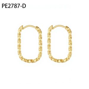 Amy Amy <b>Hoop</b> Earrings <b>Silver</b> Plated Geometric Women's Fashion Jewelry Gift - Product Image 2