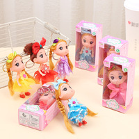 Poupée de 12 cm, petite princesse heureuse, vente en gros, jouet pour fille, poupée éblouissante, cadeau pour la Journée des enfants de la maternelle, poupées mixtes