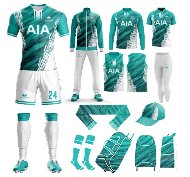 Custom Soccer Jersey Suit Boys New Style Full Sublimation Football Team Uniform Quick Dry Breathable Training Suit Print