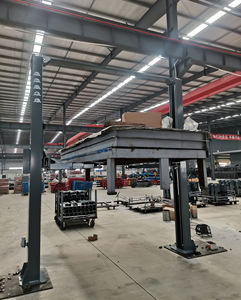 Tricar pengangkat mobil tugas berat 12000 Lbs pengangkat mobil 5 Ton garasi hidrolik otomatis tiang derek kendaraan pengangkat dua pos rilis Manual tunggal otomatis - Product Image 4