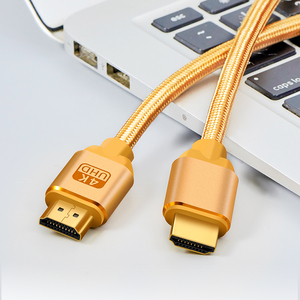 5M Latest <span class=keywords><strong>Ultra</strong></span> High Speed Gold HDMI Male to Male 4K Aluminum Shell HDTV PS4 HDMI 2 1 Cable CAR Projector 4K HDMI cable - Product Image 2