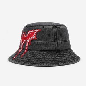 Chapeau Bob Réglable en Denim Délavé Premium avec Broderie Appliquée Logo Personnalisé – Style Rétro Streetwear pour Adultes – Protection Solaire Estivale – Vente en Gros - Product Image 4