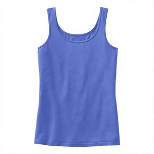 Top Corto de Algodón Orgánico Sostenible para Mujer, Transpirable, Sin Mangas, Estilo Casual - Product Image 1