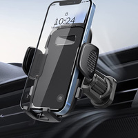 Support de téléphone pour voiture Support de téléphone pour voiture amélioré par gravité avec la dernière pince d'aération verrouille automatiquement le support de téléphone pour les voitures