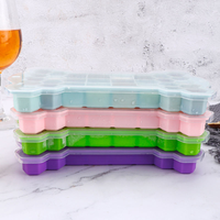 Support en silicone alvéolé à 36 cavités pour cônes, sans BPA, antiadhésif, réutilisable, compatible congélateur, pour cuisine et bar