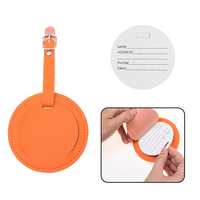 Etiquetas de Cuero Redondas Personalizadas para Maletas, Accesorios y Piezas para Bolsos, Etiquetas para Maletas de Viaje y Recuerdos de Boda