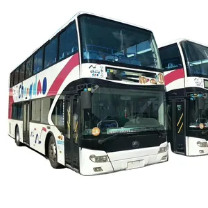 Destek özelleştirme çift katlı otobüs satılık lüks antrenör otobüs yolcu kullanılan otobüs