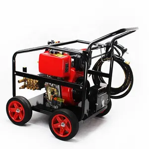 Taizhou JC 250D Powerful Diesel portable jet power high pressure washer with CE certificate