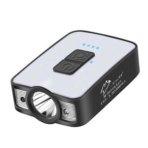 Lampe frontale LED rechargeable USB Hannah HN-T56 avec clip pour chapeau, idéale pour la pêche nocturne, le camping et la vente ambulante - Product Image 1