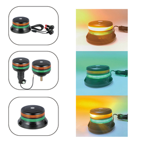 Luz LED de <span class=keywords><strong>Baliza</strong></span> de Doble Color Ámbar y Verde para Accesorios de Coche, Doble Controlador, Montaje en Poste DIN, Múltiples Métodos de Conexión Opcionales - Product Image 3
