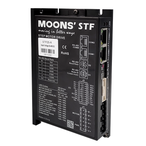 Controlador de Motor Paso a Paso de 2 Fases MOONS de Alto Rendimiento, 24-70VDC, 10A, con Protocolos Modbus RS-485, CANopen, EtherNet/IP y EtherCAT - Product Image 4