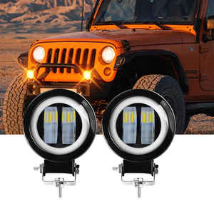 Luz <span class=keywords><strong>DE</strong></span> TRABAJO <span class=keywords><strong>LED</strong></span> para camión, 12V, 20W, Ojos <span class=keywords><strong>de</strong></span> Ángel, blanco, rojo, azul, Halo, luces <span class=keywords><strong>de</strong></span> conducción, <span class=keywords><strong>faros</strong></span> <span class=keywords><strong>LED</strong></span> para motocicleta <span class=keywords><strong>de</strong></span> 3 pulgadas, accesorios para coche, novedad - Product Image 1