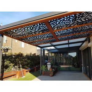 หน้าจอเหล็กคอร์เทนสำหรับตกแต่งกลางแจ้งดีไซน์อาร์ตเดคโคสมัยใหม่ตามสั่ง - Product Image 2