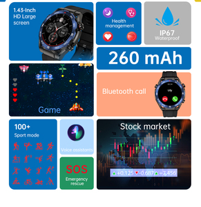 SMA AM13 BT cuộc gọi Smartwatch AMOLED với chatgpt ai giọng nói 24/7 sức khỏe màn hình Android IOS thông minh xem không thấm nước cho nam giới - Product Image 3