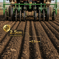 Système de pilotage automatique pour tracteur ±2,5 cm RTK, kit de direction automatique agricole avec écran LCD 12,1 pouces pour semis et labour AS812 sans frais supplémentaires