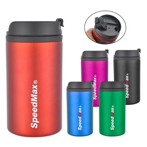 Vaso de café de viaje de acero inoxidable de doble pared a prueba de fugas de 350ML con tapa superior de rosca aislada para bebida de café - Product Image 1