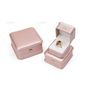 Factory Price Customized PU Leather Travel Jewelry <b>Box</b> Custom logo for Ring <b>Necklace</b> Pendant <b>Gift</b> Packaging - Product Image 5