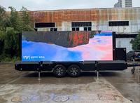 Écran LED grand format d'extérieur EF22 P6 pour diffusion publicitaire, panneau d'affichage numérique mural fixe couleur, remorques d'affichage SDK