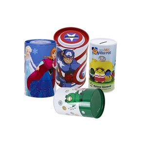 2025 nóng bán cá nhân thiết kế tin hộp tròn kim loạ<span class=keywords><strong>i</strong></span> tiền Hộp Quà Tặng lon đồng xu tiết kiệm ngân hàng con heo đất ngân hàng - Product Image 1