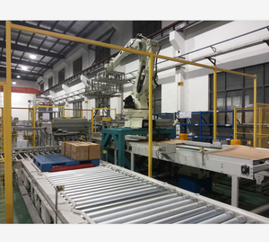 Palettiseur robotisé monocolonne pour sacs de ciment, machine de palettisation automatique pour empilage de sacs de riz lourds sur palette, usine de palettisation - Product Image 1