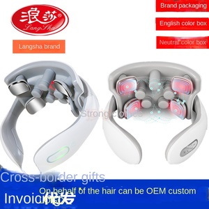 Masajeador Cervical Inteligente Portátil para Cuello y Hombros con Vibración, Compresa Caliente, Lámpara de Respiración - Product Image 3