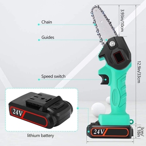<span class=keywords><strong>Motosierra</strong></span> Eléctrica Inalámbrica de 24v con Afilador y Batería <span class=keywords><strong>Makita</strong></span> para Jardín y Huerto - Product Image 5