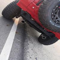 Spedking Auto Parts Échappement de voiture de série noire pour Wrangler JL