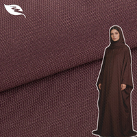 Abayas pour femmes en polyester respirant 100% Dubai Nida, personnalisables, anti-bouloches et anti-statiques, pour garçons et filles