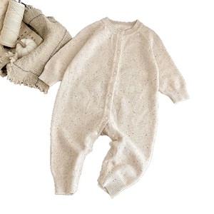 Baju terusan bayi uniseks, Jumpsuit 100% katun rajutan cetak memanjat pakaian untuk bayi balita musim gugur dan musim dingin - Product Image 5