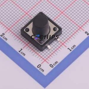 KH-12X12X10H-SMT Tactile Switch SMD,12x12mm Switch ( Switch Length: 12mm )( Switch Width: 12mm )( Switch Height: 10mm ) - Product Image 1