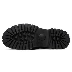 Chaussures habillées rétro pour hommes en cuir PU, mocassins décontractés faciles à enfiler, grandes tailles, nouveaux styles, coupe haute, bout rond - Product Image 6
