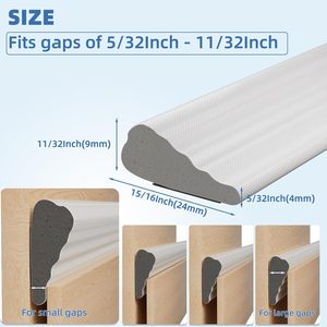CS Wedge Sliding <strong>Window</strong> Weather Stripping Door Gap Filler,Adhesive <strong>Window</strong> <strong>Insulation</strong> for Winter Door Seal Strip - Product Image 1