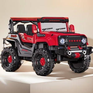 Unisex 6V/7A Batterie Elektroauto Spielzeug für Kinder <span class=keywords><strong>2</strong></span>-Sitzer ABS Kunststoff Fernbedienung Allradantrieb Offroad-Auto - Product Image 5