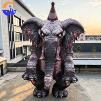 Éléphant Clown Géant Gonflable Effrayant et Sanglant pour Halloween, Idéal pour Scène, Festival de Musique, Boîte de Nuit, Bar, Carnaval, Événement, Décoration de Fête