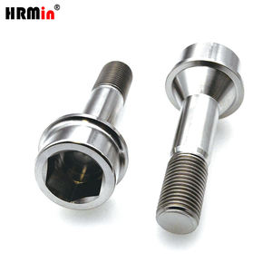Boulon de <span class=keywords><strong>roue</strong></span> HRMin Gr.5 en titane de haute qualité M14*1.5*52MM Neuf pour pièces automobiles Fabriqué au Shandong - Product Image 2