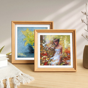 <span class=keywords><strong>Cadre</strong></span> <span class=keywords><strong>photo</strong></span> <span class=keywords><strong>carré</strong></span> simple en MDF, taille intérieure 20x20cm, <span class=keywords><strong>cadre</strong></span> décoratif <span class=keywords><strong>carré</strong></span> en gros, taille carrée 8 pouces - Product Image 2