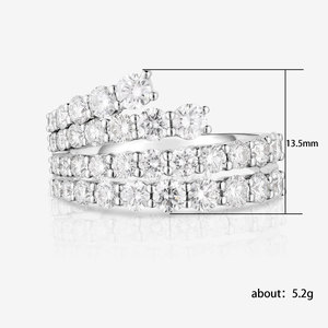 Anello a Onda Impilabile per Donne, Gioiello da Dito Romantico e alla Moda - Product Image 4