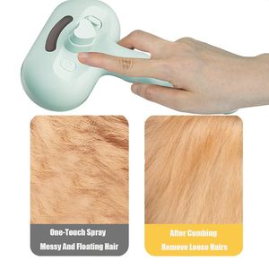 Brosse à vapeur pour chat 3 en 1 Peigne d'épilation pour animaux de compagnie autonettoyant antistatique efficace pour épilation brosse de toilettage pour chats - Product Image 4