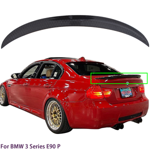 Aileron arrière en fibre de carbone style nid d'abeille pour BMW Série 3 E90 4 portes/E90 M3 P, 2004-2011 - Product Image 1